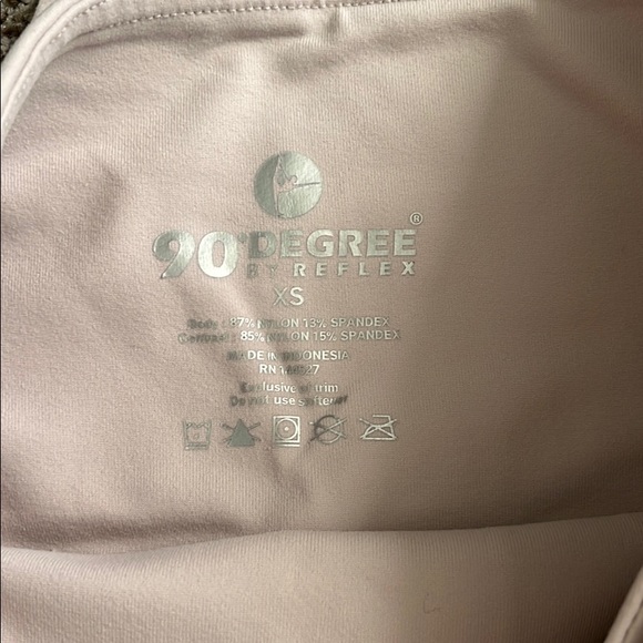 Baby pink leggings with pockets - Picture 2 of 5